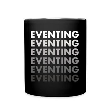 Rider Eventing - Tasse einfarbig - Schwarz - Vorne