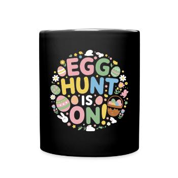 Ostern - Tasse einfarbig - Schwarz - Vorne