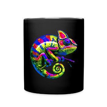 Chameleon - Full Colour Mug - black - Front