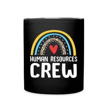 HR Manager - Tasse einfarbig - Schwarz - Vorne