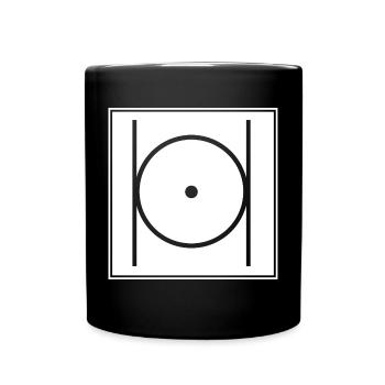 Illuminati maçonniques - Mug uni - noir - Devant