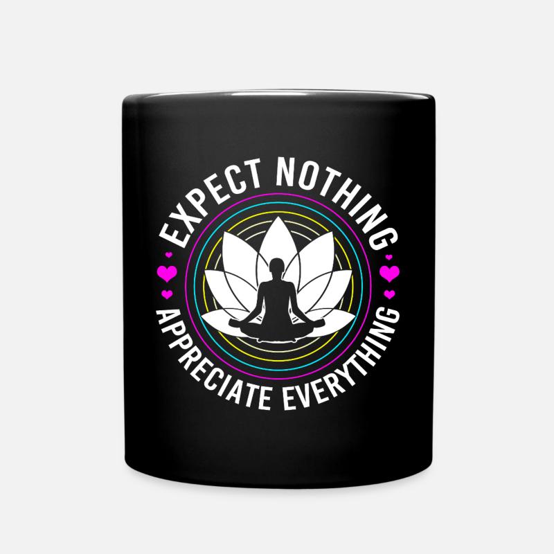 Buddhismus Buddhist Buddha Zen Meditation Namaste - Tasse einfarbig - Schwarz