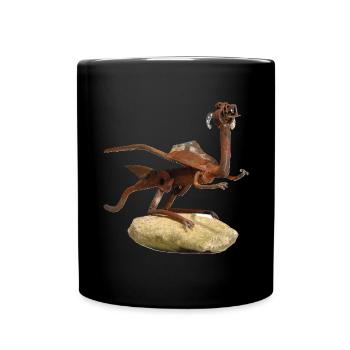 cerf-volant - Mug uni - noir - Devant