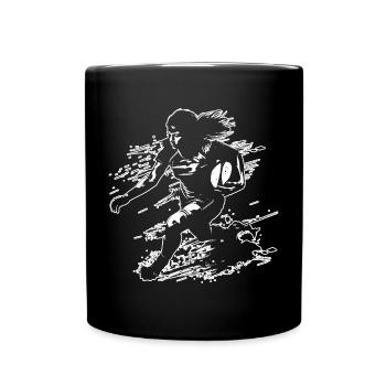 Rugby player - Full Colour Mug - black - Front