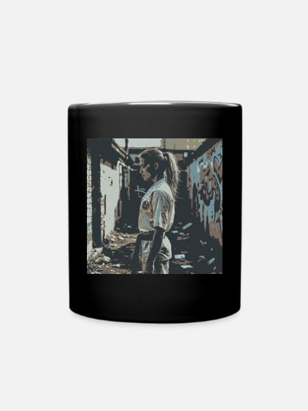 Focus - Streetfight - Tasse einfarbig - Schwarz