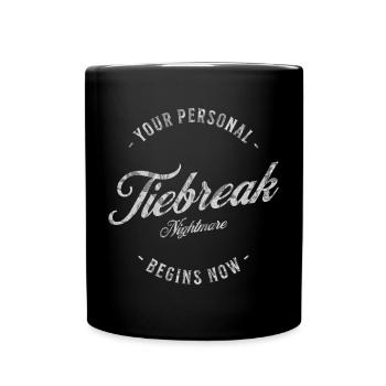 Maillot vainqueur du Tennis Tiebreak - Mug uni - noir - Devant