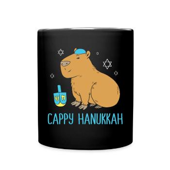 Hanukkah Chanukkah Hanukah - Tasse einfarbig - Schwarz - Vorne