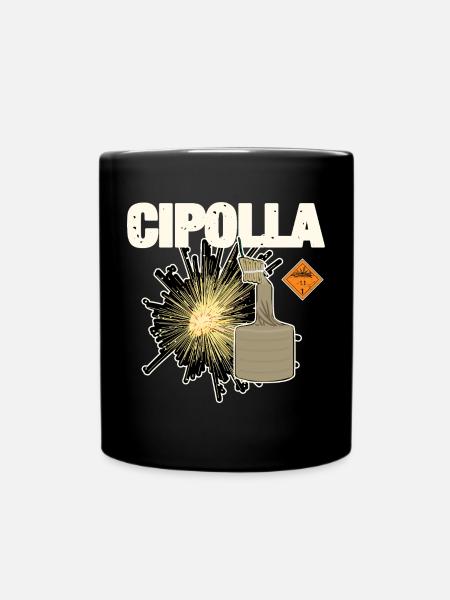 Cipolla Pyro - Tasse einfarbig - Schwarz