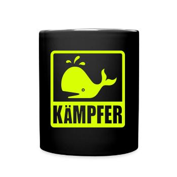 wahlkämpfer - Tasse einfarbig - Schwarz - Vorne
