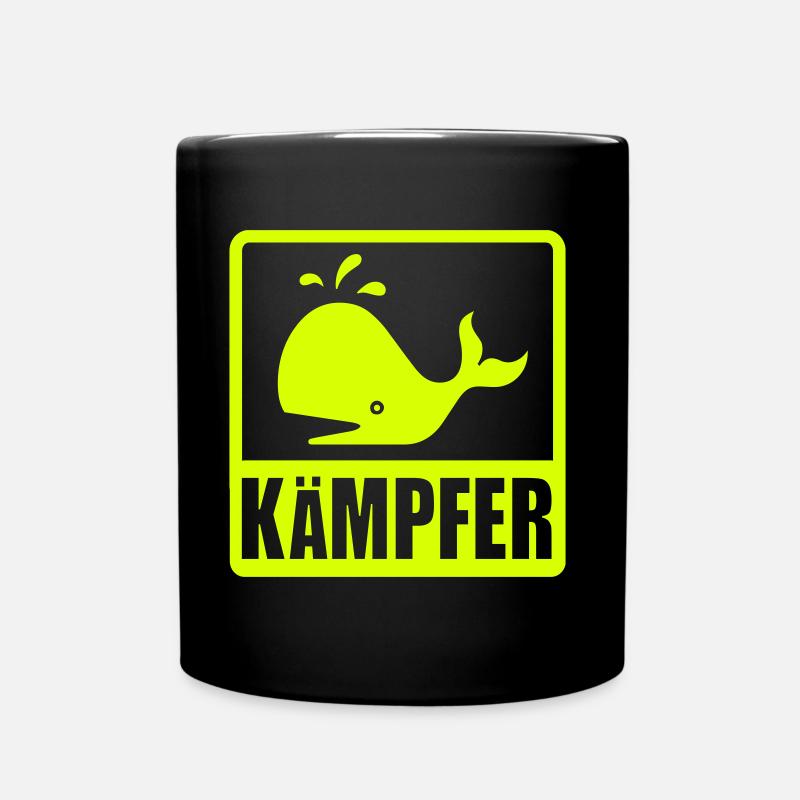 wahlkämpfer - Tasse einfarbig - Schwarz