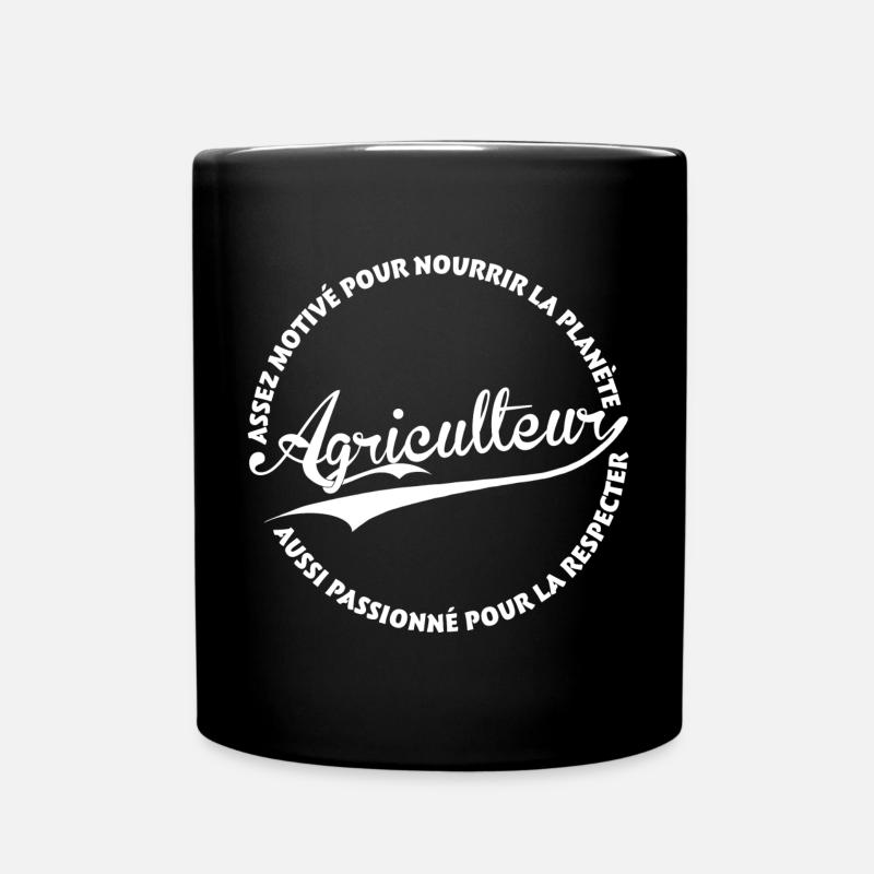 Agriculteur - Mug uni - noir