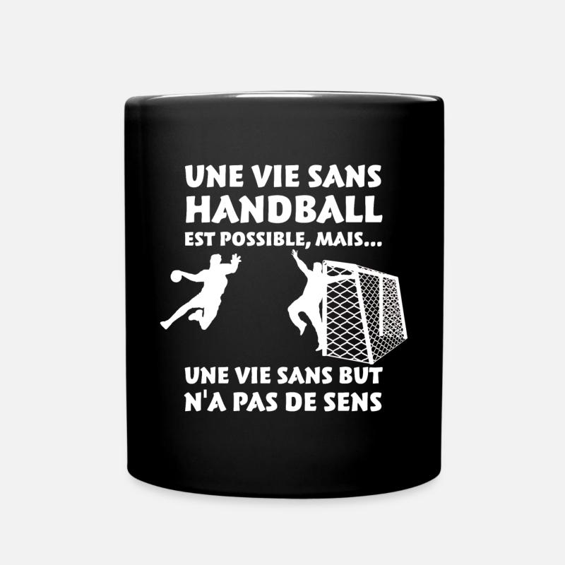 Une vie sans Handball - Mug uni - noir