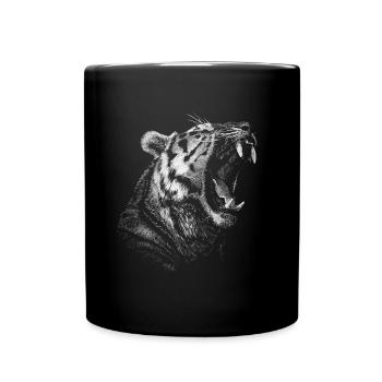 Tiger - Full Colour Mug - black - Front