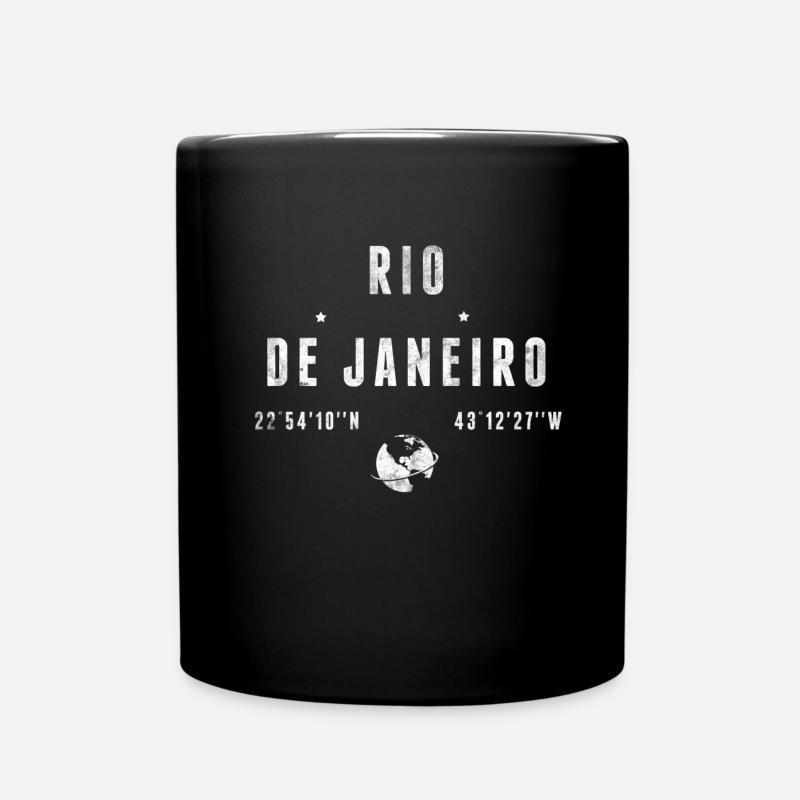 Rio de Janeiro - Tasse einfarbig - Schwarz