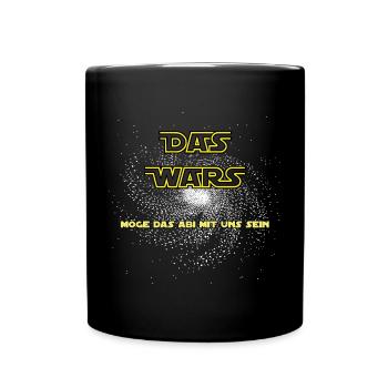 Das wars (möge das Abi mit uns sein) - Tasse einfarbig - Schwarz - Vorne