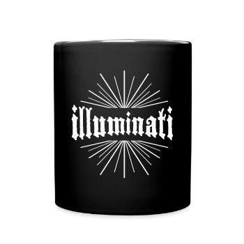 sort secrète illuminati col frais fun lumière co - Mug uni - noir - Devant