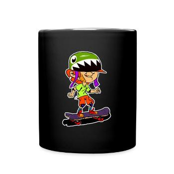 Sharkhelm Skateboy - Tasse einfarbig - Schwarz - Vorne