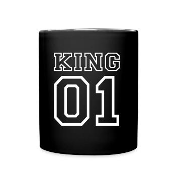 King 01 - Full Colour Mug - black - Front