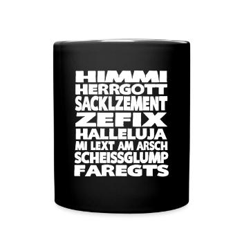 HIMMI HERRGOTT - Tasse einfarbig - Schwarz - Vorne