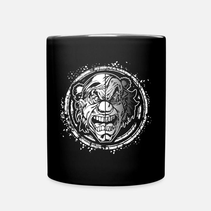 Creepy, Halloween, Horror Halloween - Full Colour Mug - black