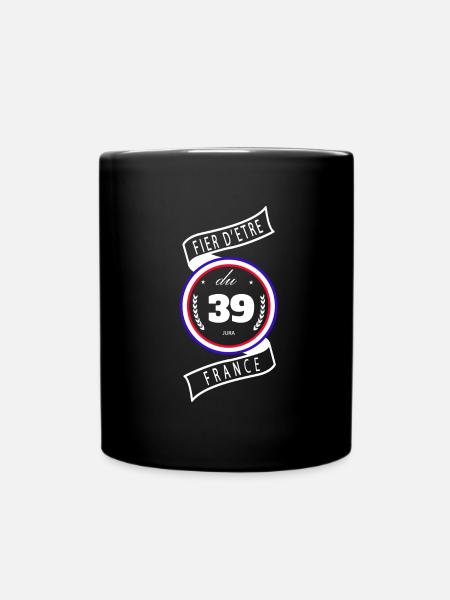 Fier D'être Du 39 Jura France - Mug uni - noir