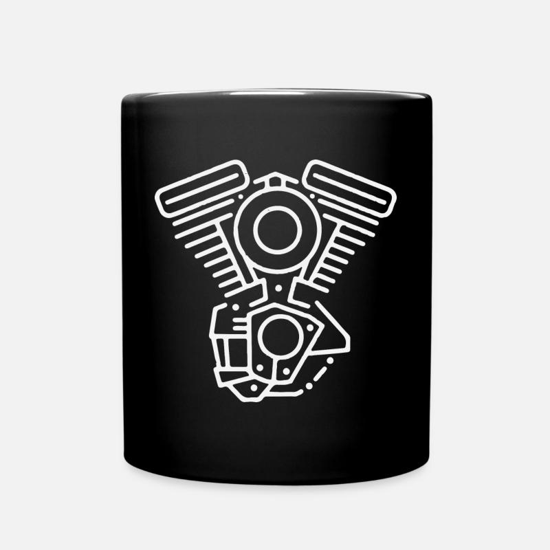V Twin - Full Colour Mug - black