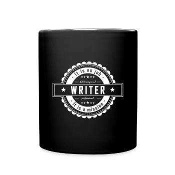 WRITER - Full Colour Mug - black - Front