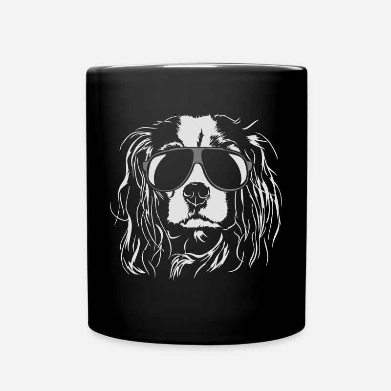 frais Cavalier King Charles Spaniel - Mug uni - noir