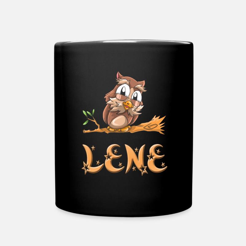 Hibou Lene - Mug uni - noir