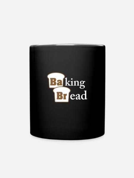 Baking Bread - Full Colour Mug - black