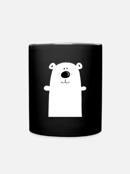 ours polaire câline - polaire - Ours - Enfants - Mug uni - noir