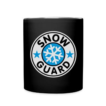 Snow Guard - Tasse einfarbig - Schwarz - Vorne