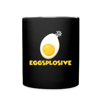 Poulet d'oeuf Drôle Idée cadeau drôle Bombe Explosive - Mug uni - noir - Devant