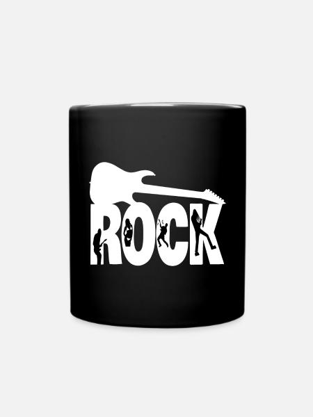 Rock / Rock and Roll / Geschenk / Rock Musik - Tasse einfarbig - Schwarz