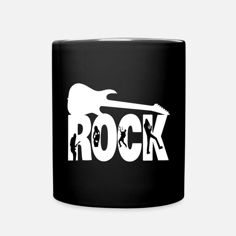 Rock / Rock and Roll / Geschenk / Rock Musik - Tasse einfarbig - Schwarz