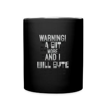 BIT BYTE - Full Colour Mug - black - Front