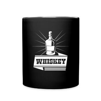 Whiskey - Tasse einfarbig - Schwarz - Vorne