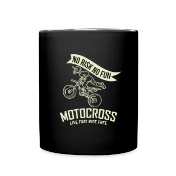 MOTOCROSS - Full Colour Mug - black - Front