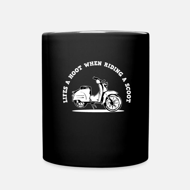 Simson Schwalbe - Tasse einfarbig - Schwarz