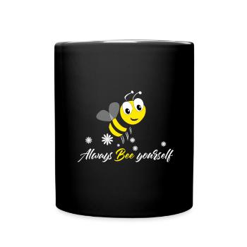 bee - Full Colour Mug - black - Front