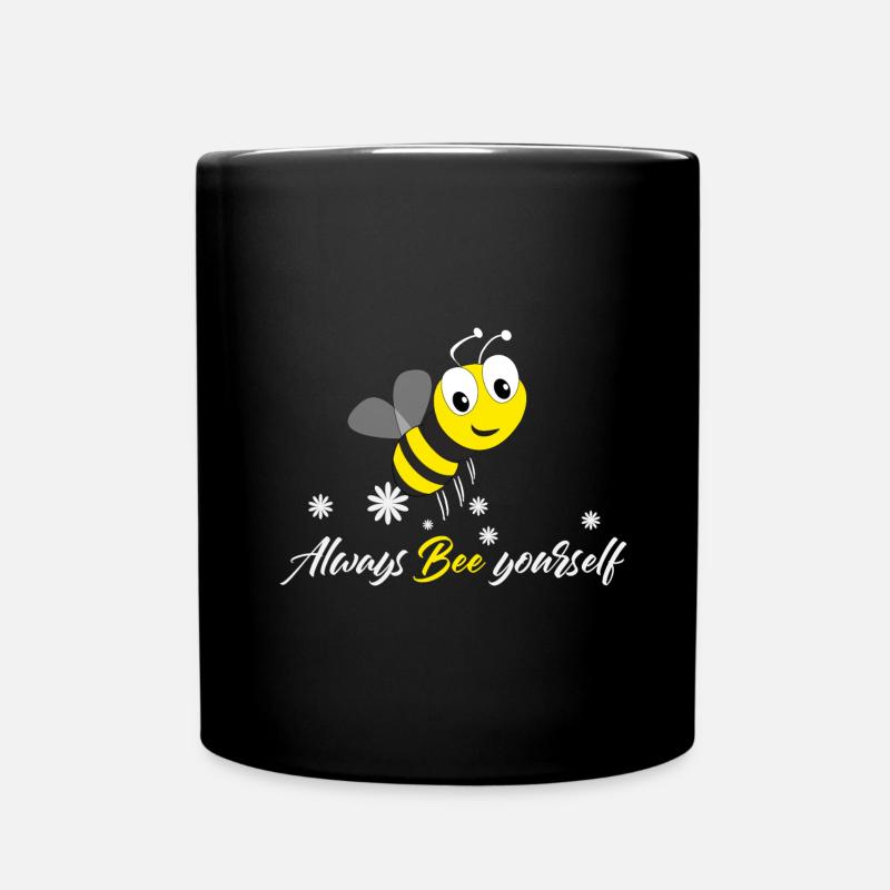 bee - Full Colour Mug - black
