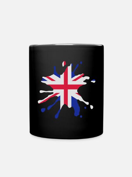 England patch - Full Colour Mug - black