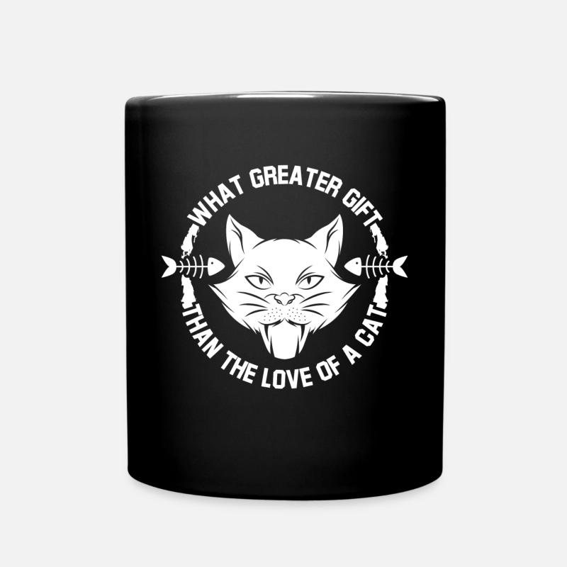 Chat chaton miaou chat domestique oeil de chat - Mug uni - noir