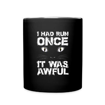 Cat kitten meow domestic cat cat eye cat dam - Full Colour Mug - black - Front