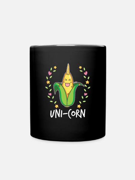 Mais - Tasse einfarbig - Schwarz