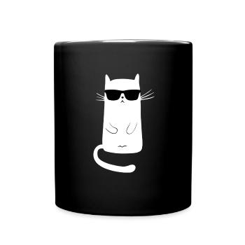 cat cool | keep Calm - Full Colour Mug - black - Front