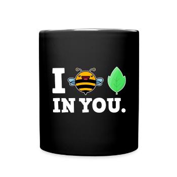 Funny Funny Sayings Bee - Full Colour Mug - black - Front