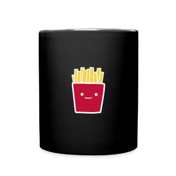 français - Mug uni - noir - Devant