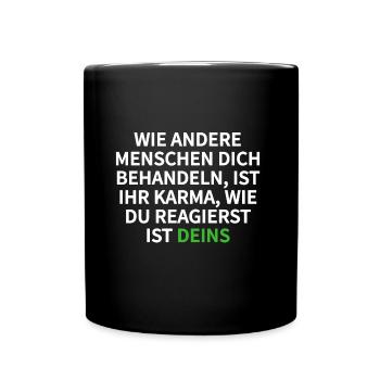 karma - Full Colour Mug - black - Front