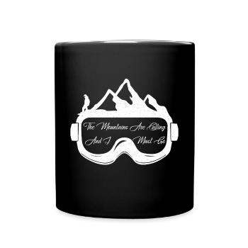Snowboarding Snowboarding Snowboarding Snowboarder - Full Colour Mug - black - Front